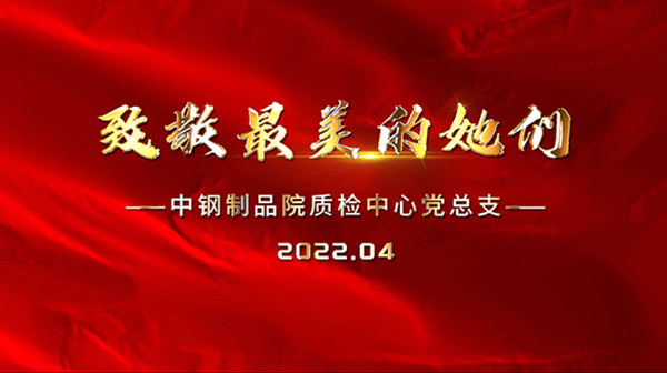 中鋼國檢的她們，有一種力量——記“巾幗心向黨，奮斗綻芳華”主題黨日活動