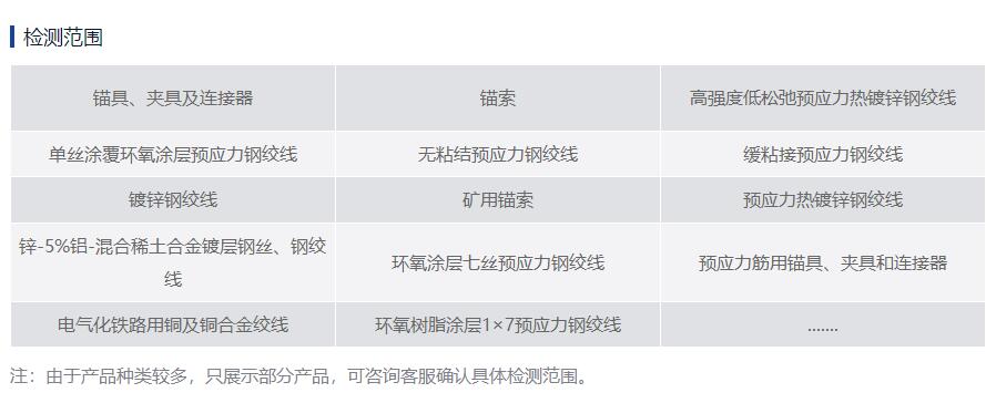 預(yù)應(yīng)力錨桿連接器拉拔力試驗(yàn) 無損檢測
