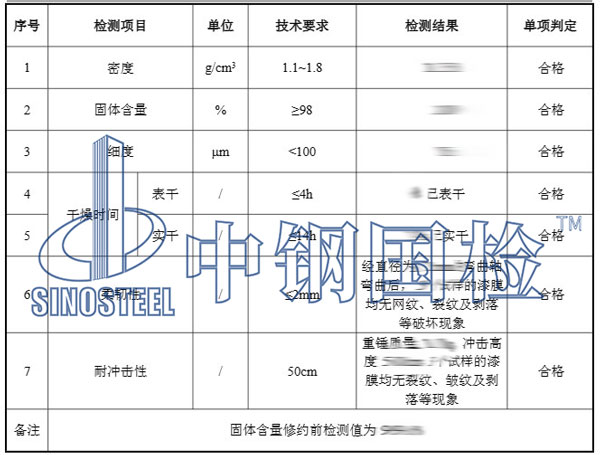 環(huán)氧漆檢測項(xiàng)目結(jié)果