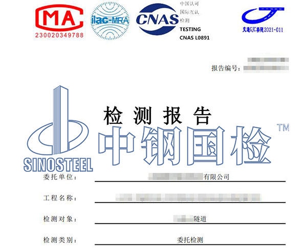 隧道周邊位移檢測報告